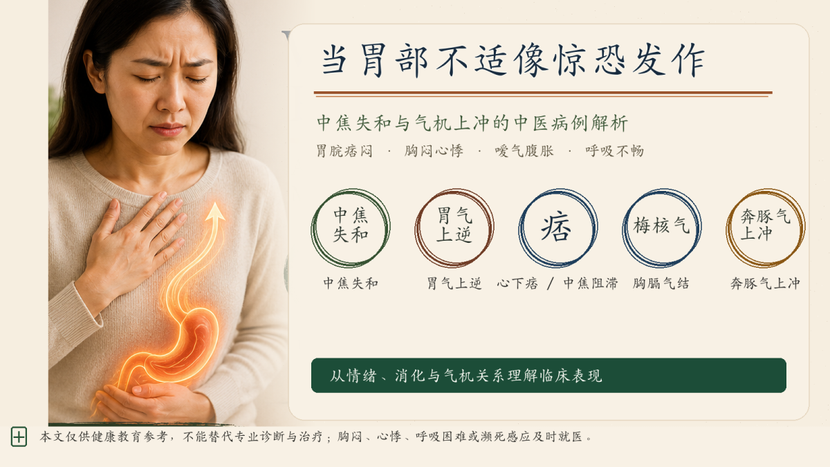 中医师以半夏泻心汤与半夏厚朴汤加减治疗一例情志诱发